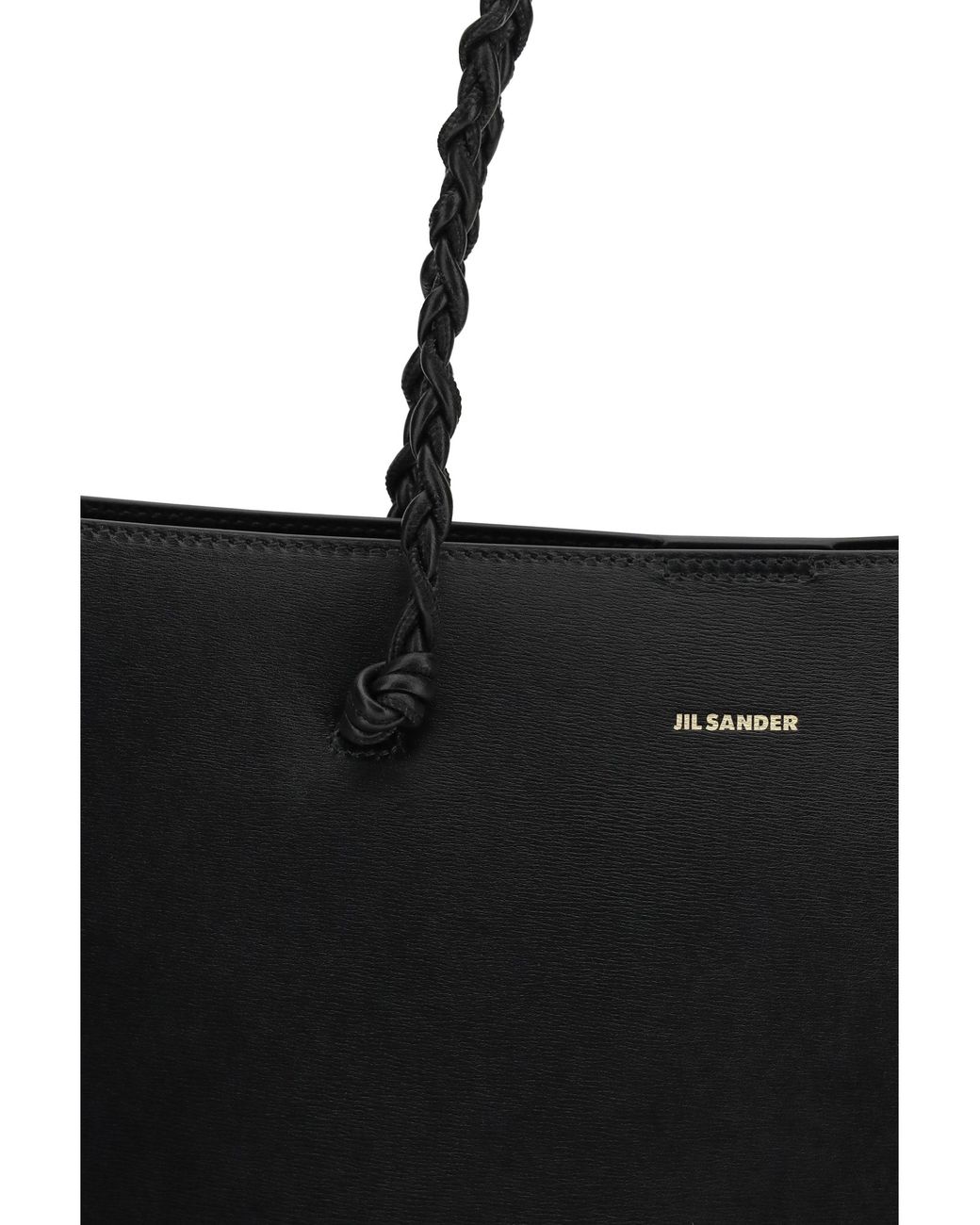 Jil Sander Black Tangle Tote Bag