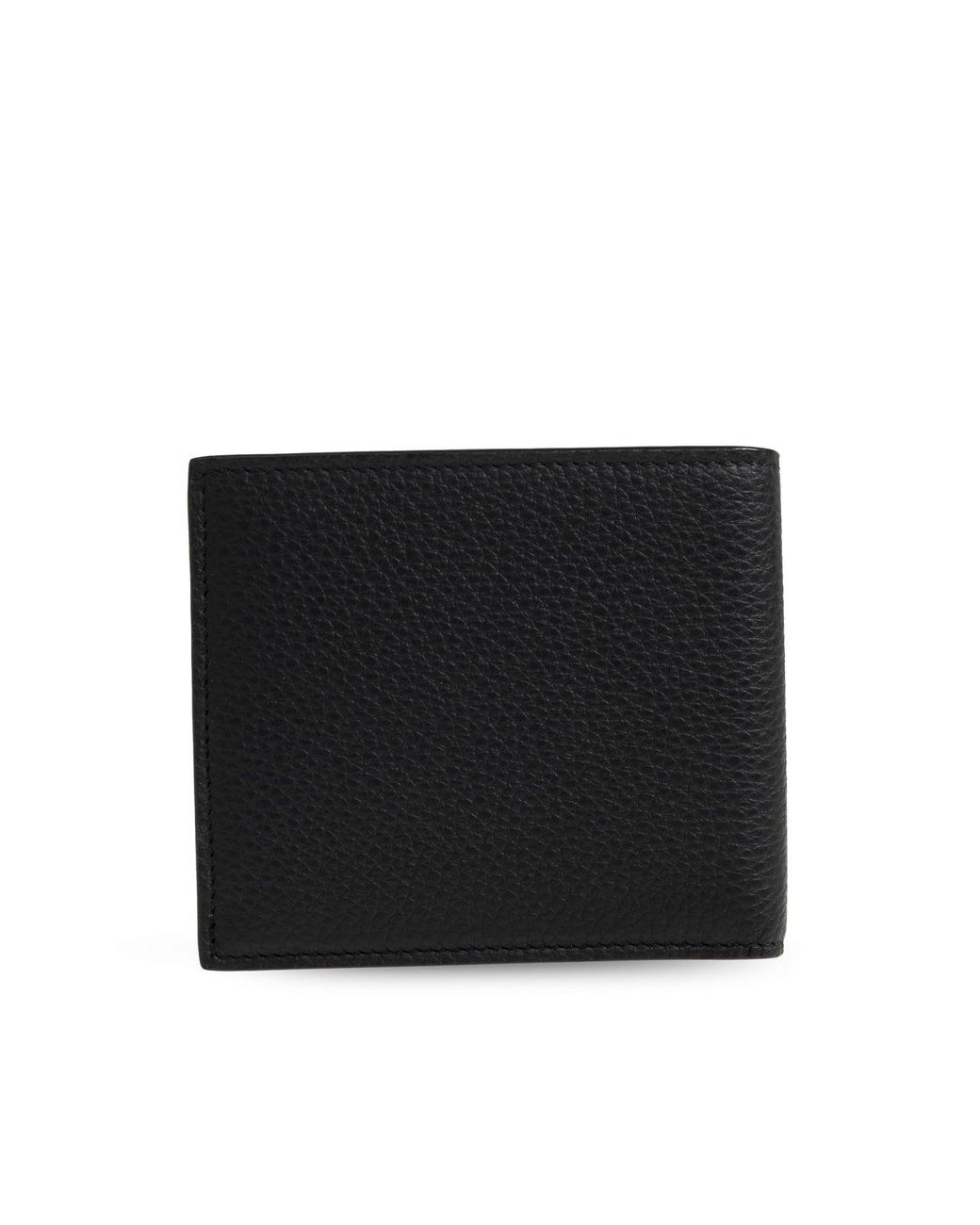 Saint Laurent Black Tiny Cassandre Wallet for men
