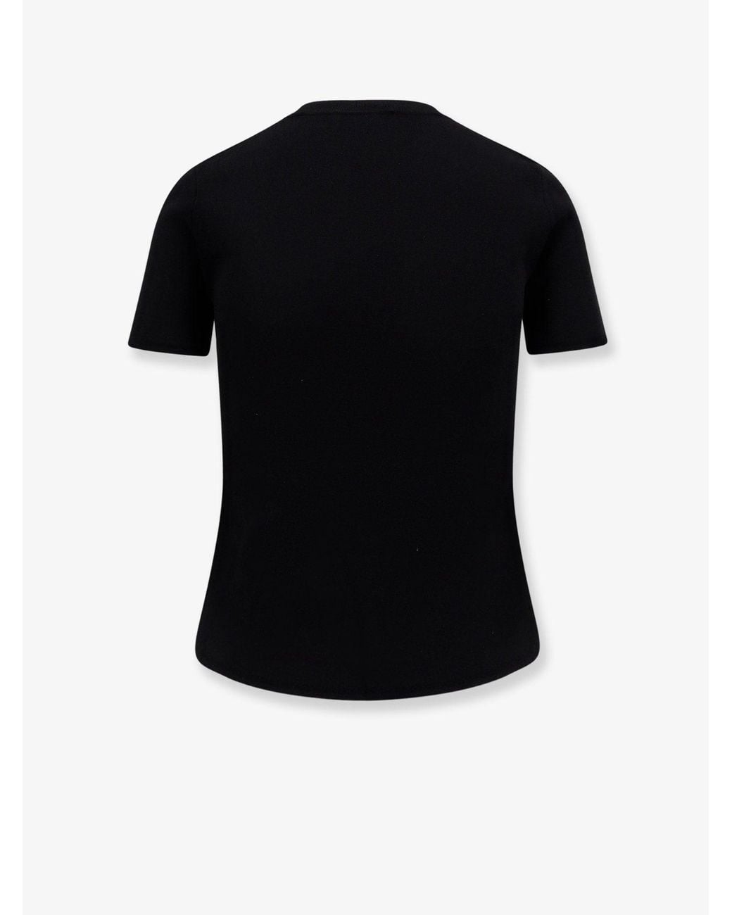 Max Mara Black Adelio Viscose Blend T-Shirt
