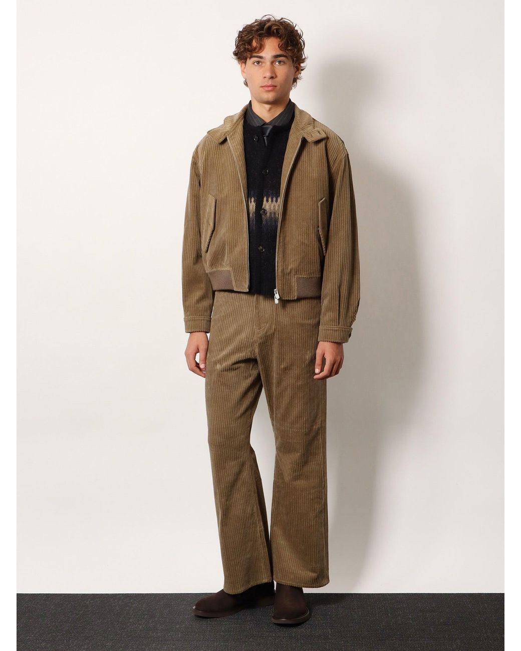 TONYWACK Natural Corduroy Trousers