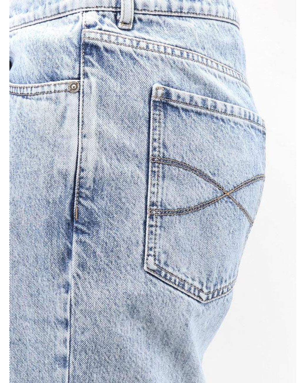 Brunello Cucinelli Blue Iconic Fit Jeans for men