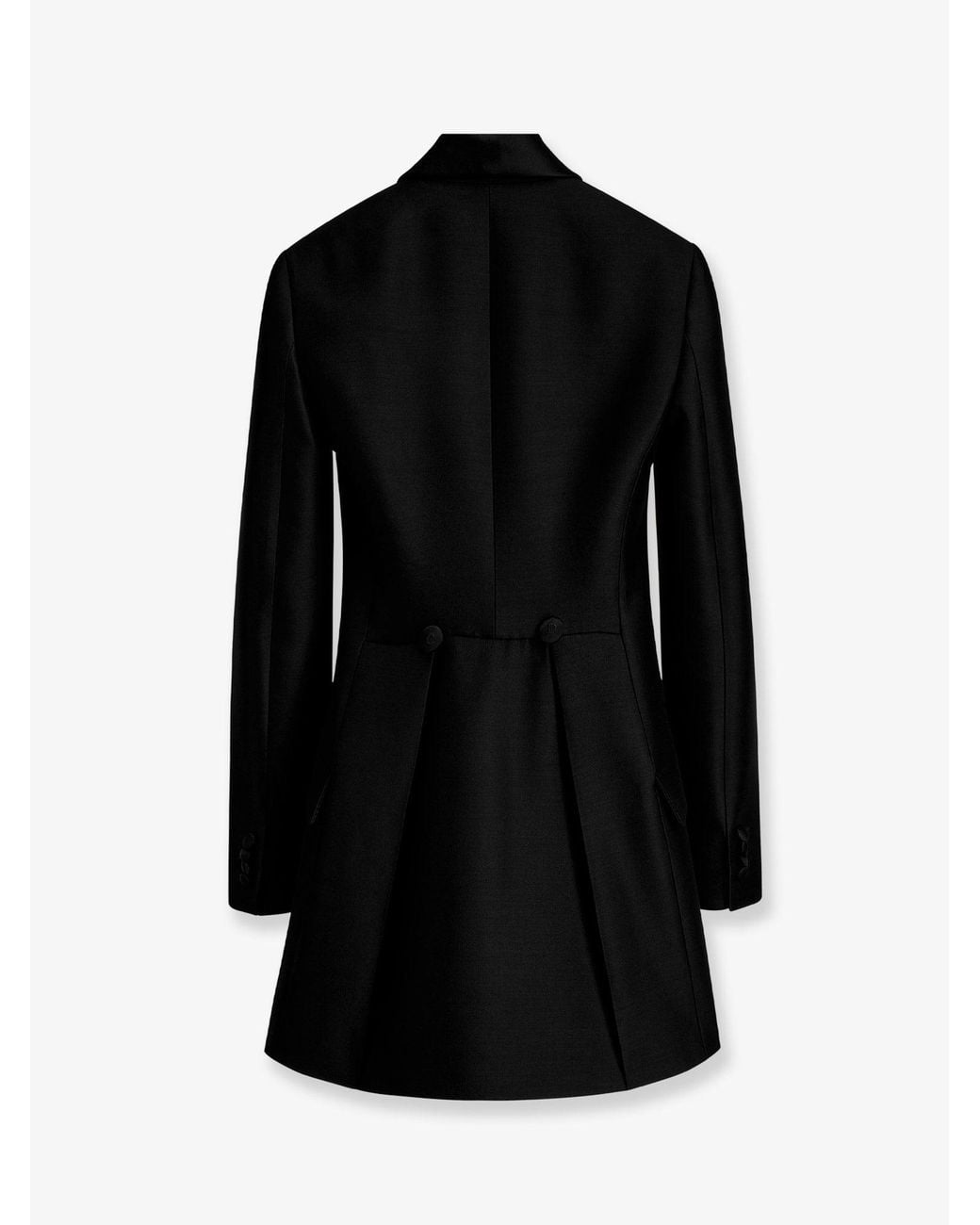 Dior Black Dior Wool And Silk Tuxedo Blazer