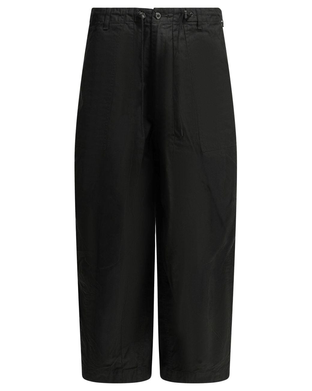 Needles Black Fatigue Cotton Parachute Pants