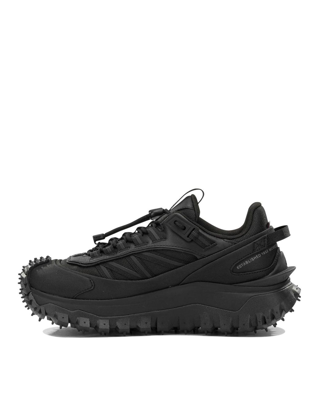 Moncler Black Trailgrip Gtx Low-Top Sneakers