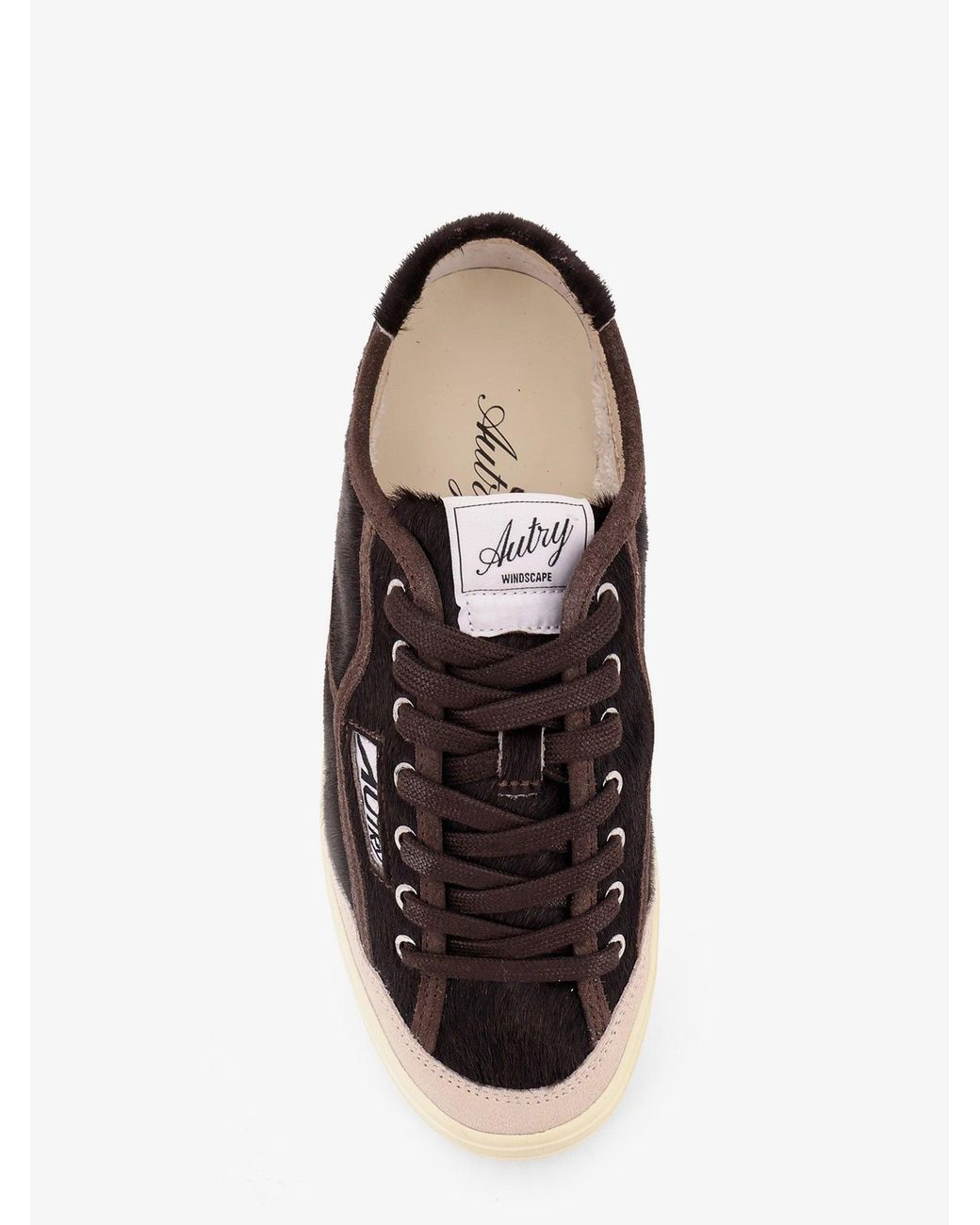 Autry Black Windscape Low Pony Hair Sneakers