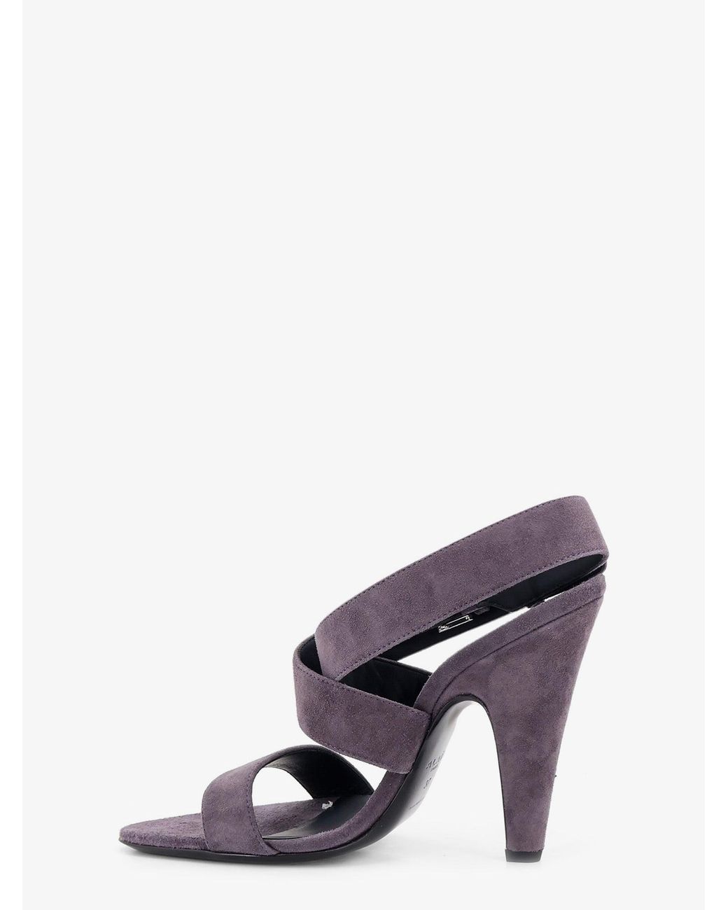 Alaïa Purple Suede Heeled Sandals