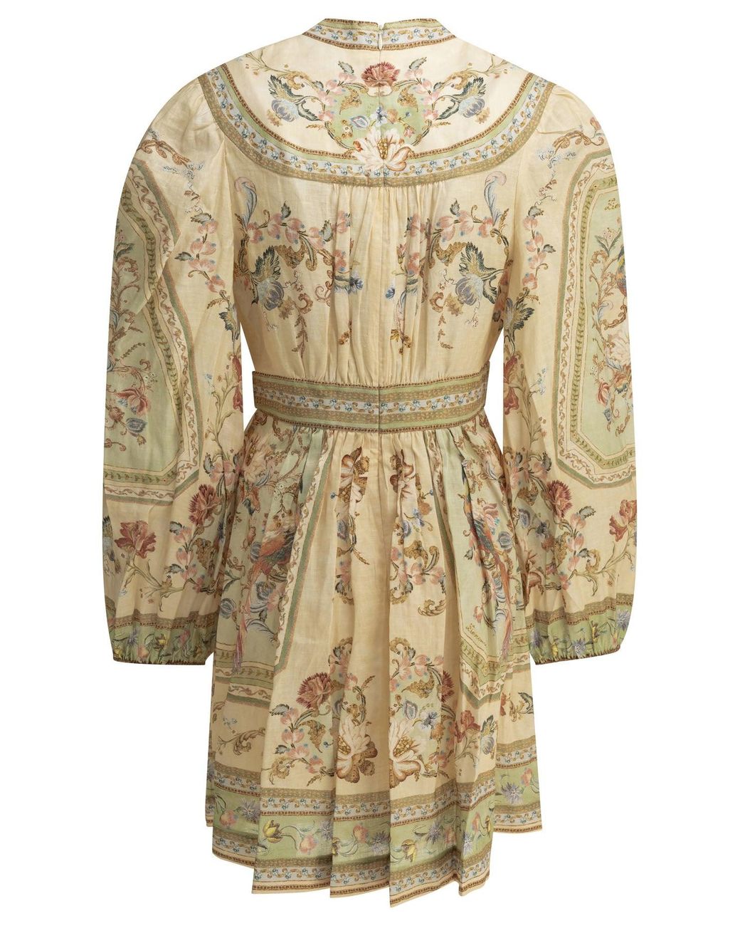 Zimmermann Metallic "Roselight" Short Dress