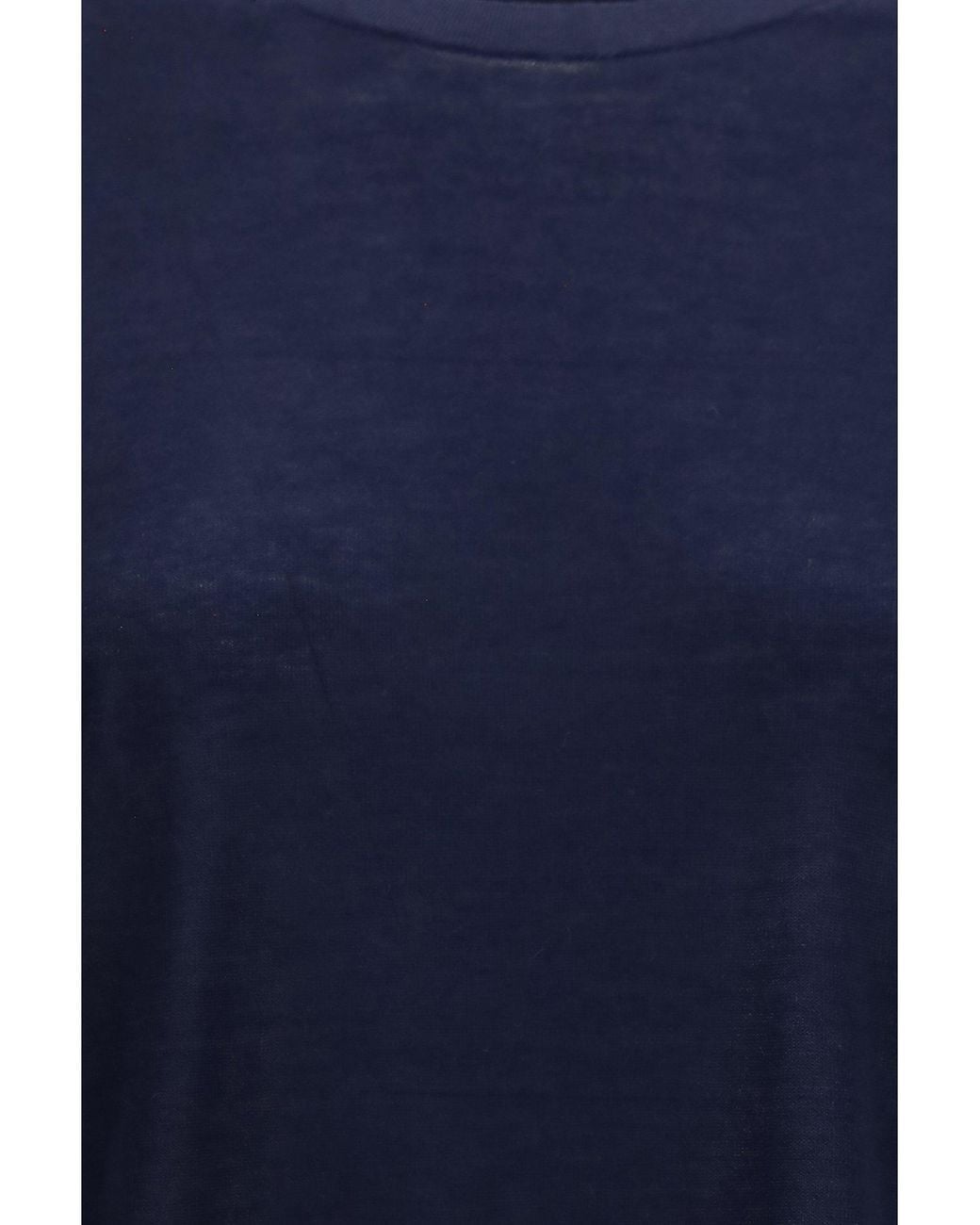 Loulou de Saison Blue Nala Fine-Knit Cashmere T-Shirt