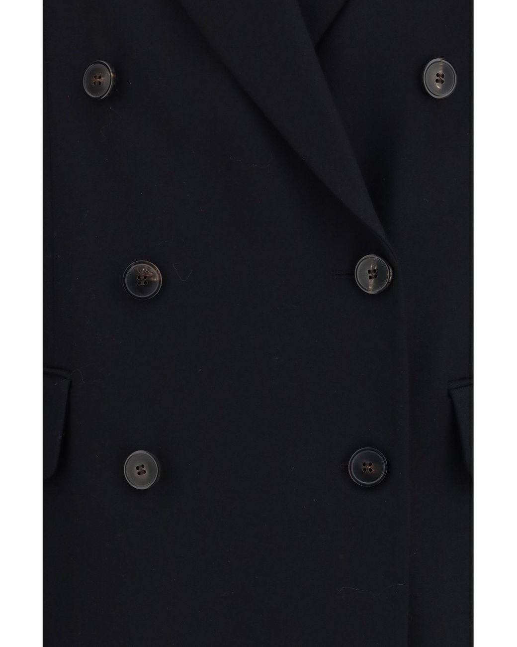 Dries Van Noten Black Long Wool Coat Merino