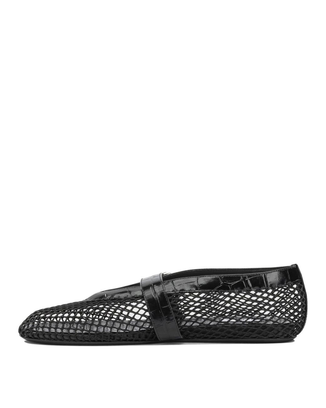 Alaïa Black Mary Jane Ballet Flats