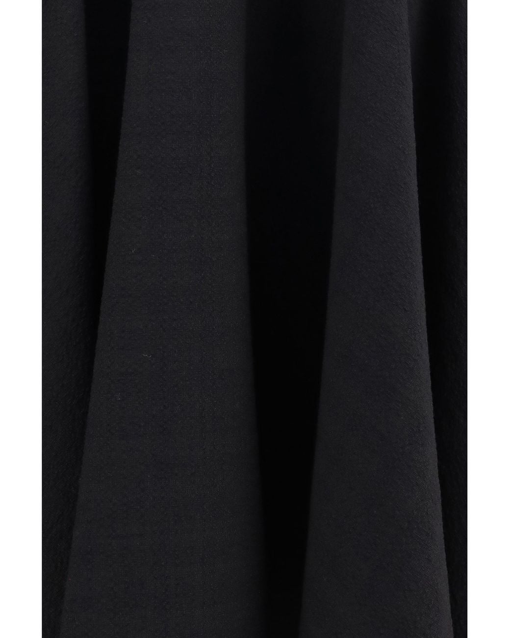 Lardini Blue Virgin Wool Ruffled Midi Skirt