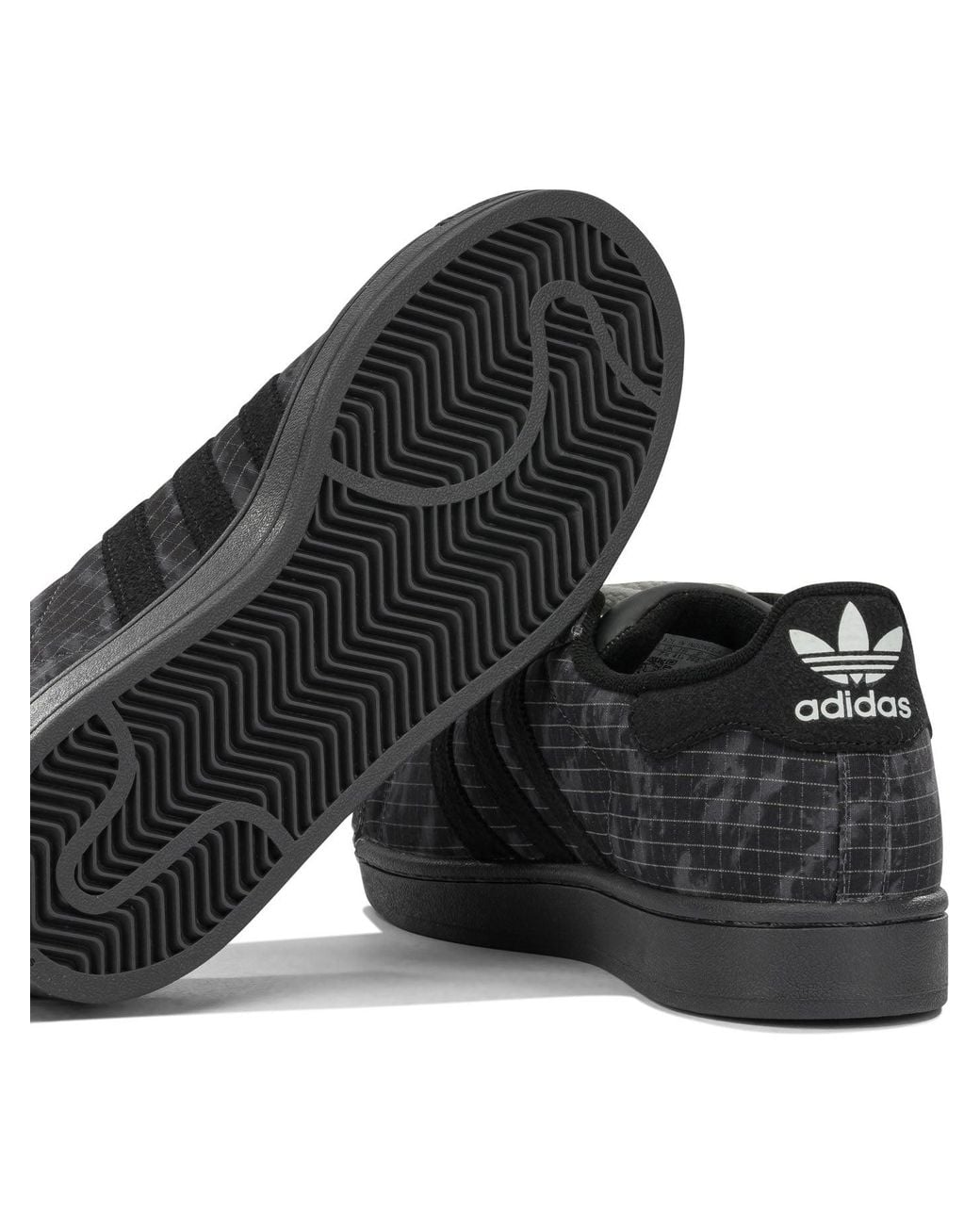 Adidas Originals Black "Superstar Ii" Low-Top Sneakers