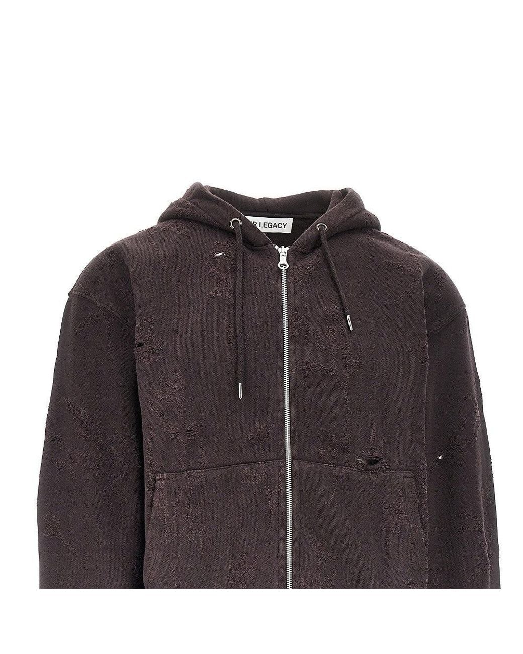 Our Legacy Black 'Rascal' Full-Zip Hoodie for men
