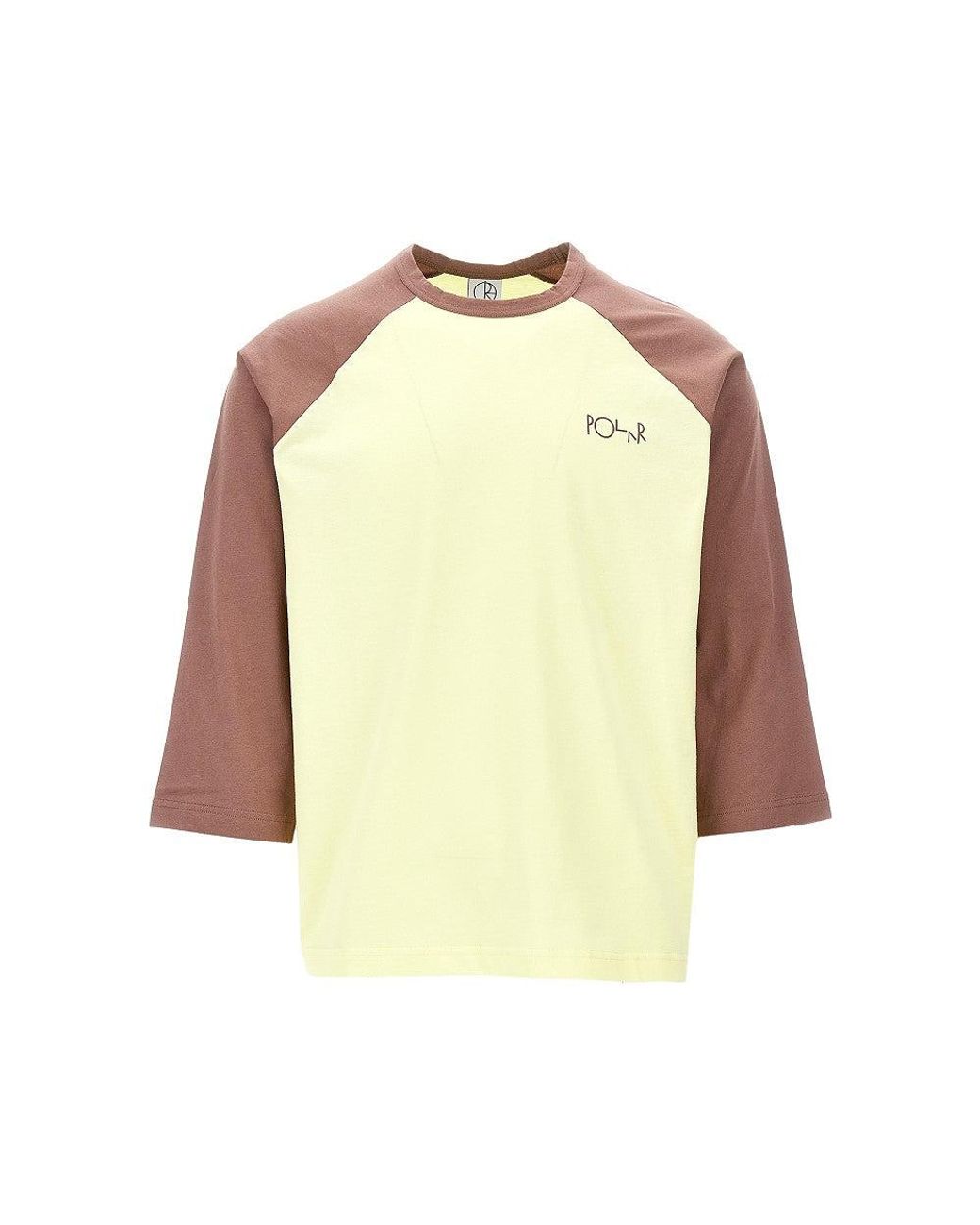 POLAR SKATE Yellow 3/4 Sleeves T-Shirt for men