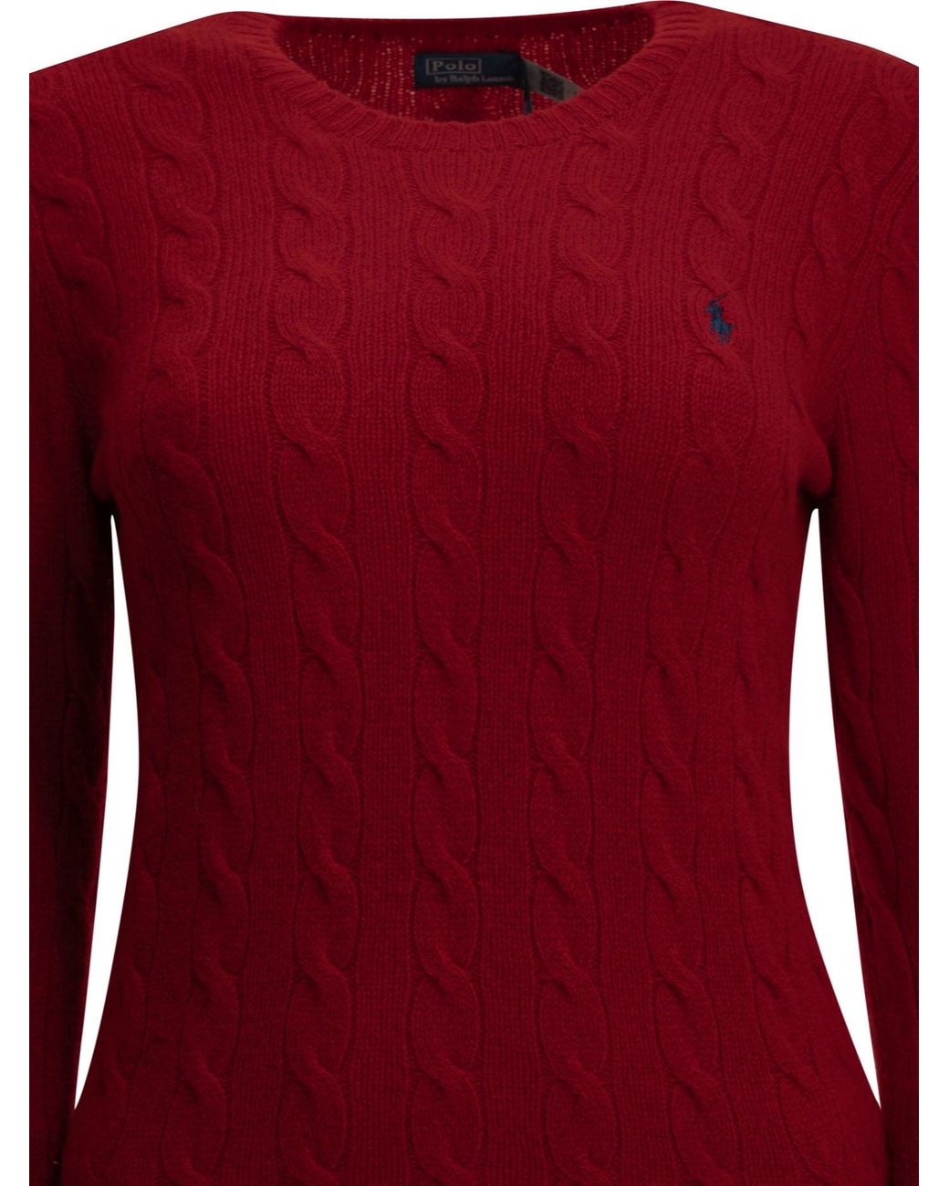 Polo Ralph Lauren Red Crew-Neck Sweater University