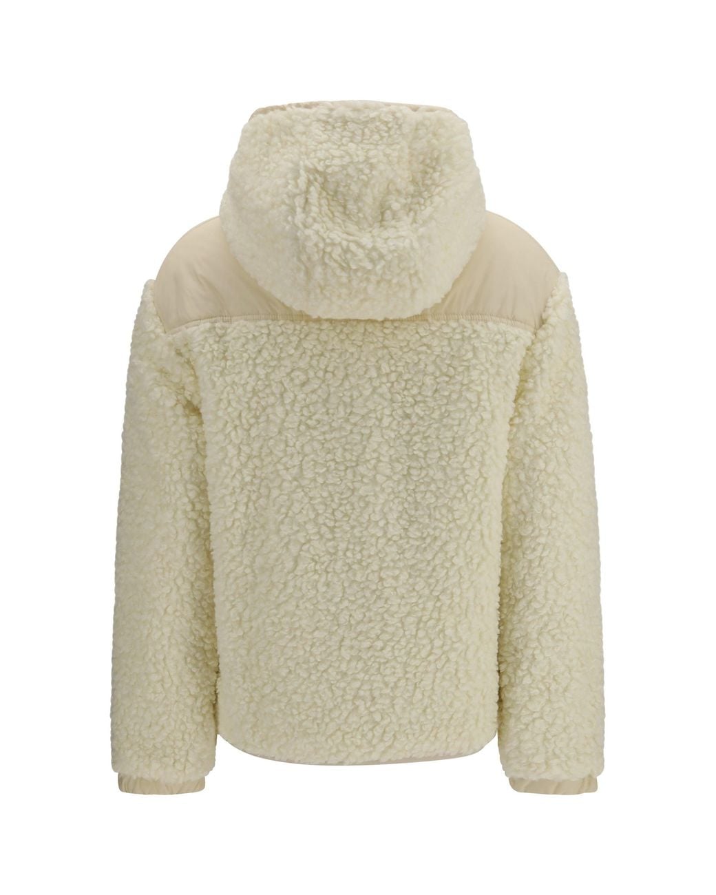 Moncler Metallic Reversible Bouclé Jacket Ivory