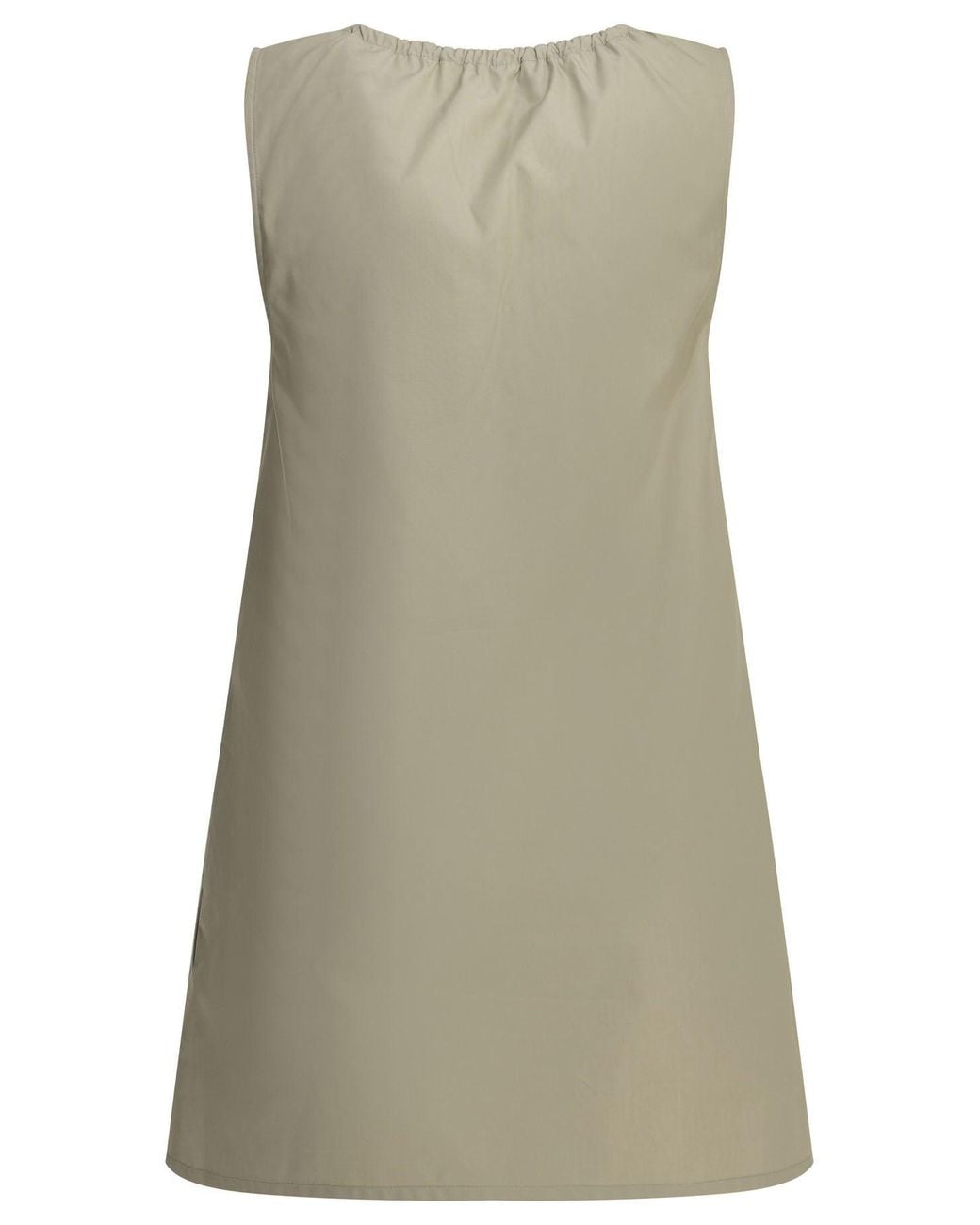 Miu Miu Natural Short A-Line Dress