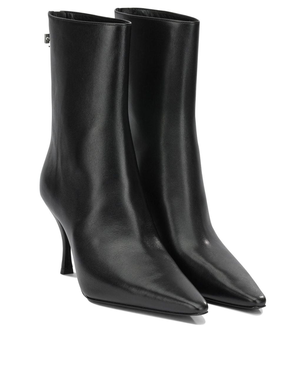 Tory Burch Black "Charlie 90Mm" Ankle Boots With Zipper