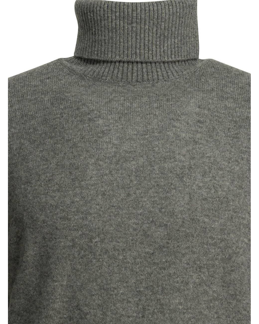Altum Gray Cashmere Turtleneck Sweater