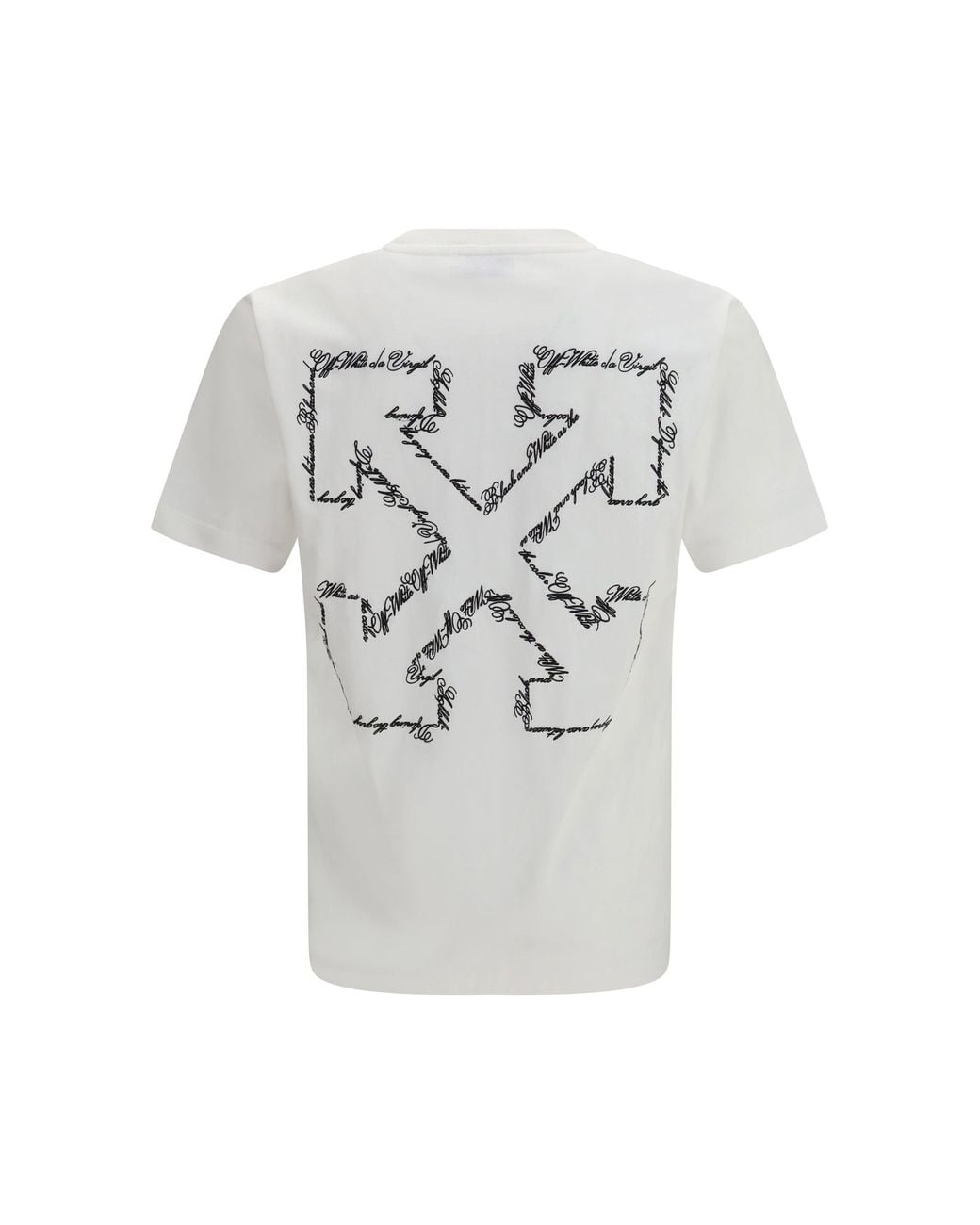 Off-White c/o Virgil Abloh White Script Arrow T-Shirt for men