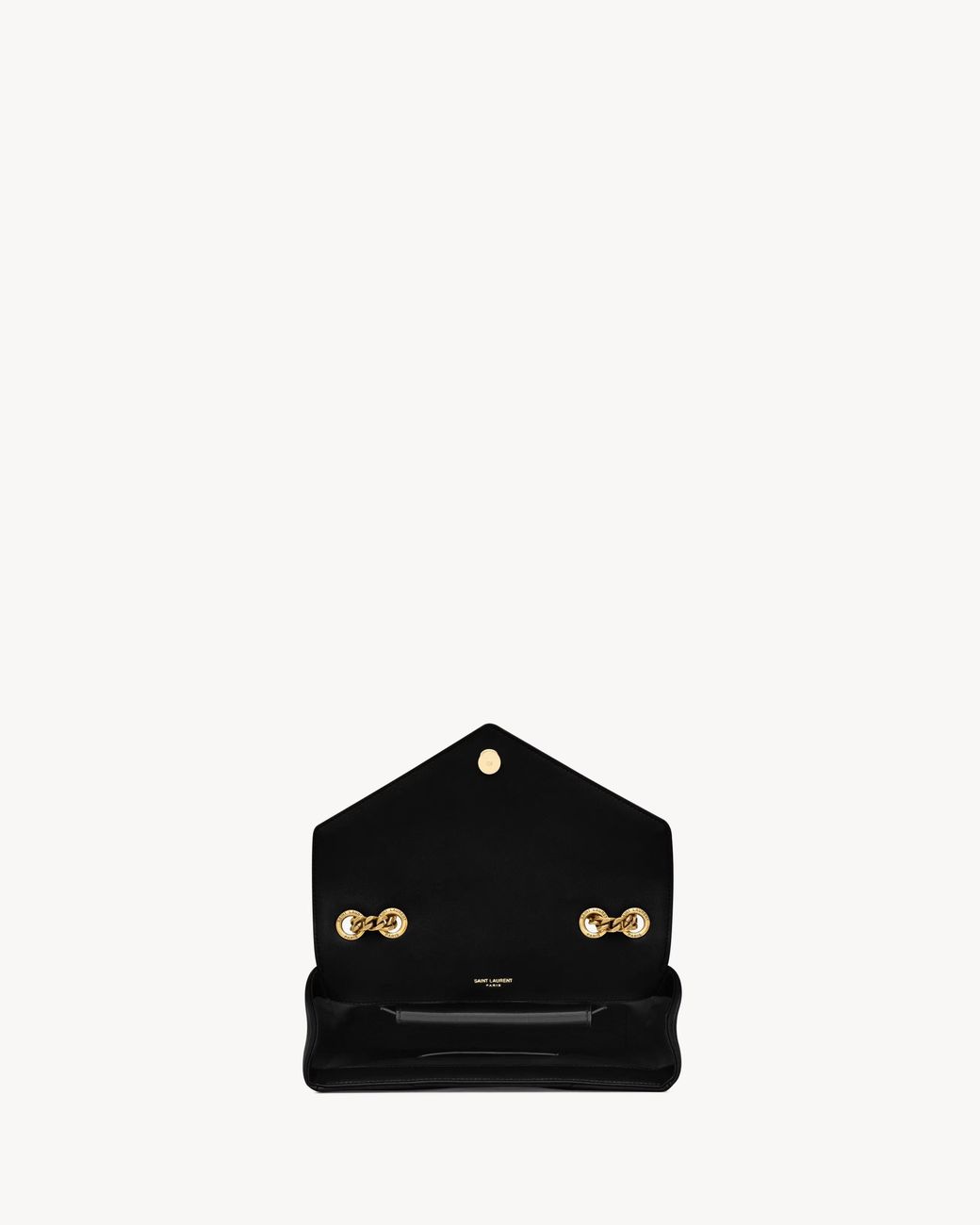 Saint Laurent White Loulou Small Quilted Crossbody Bag