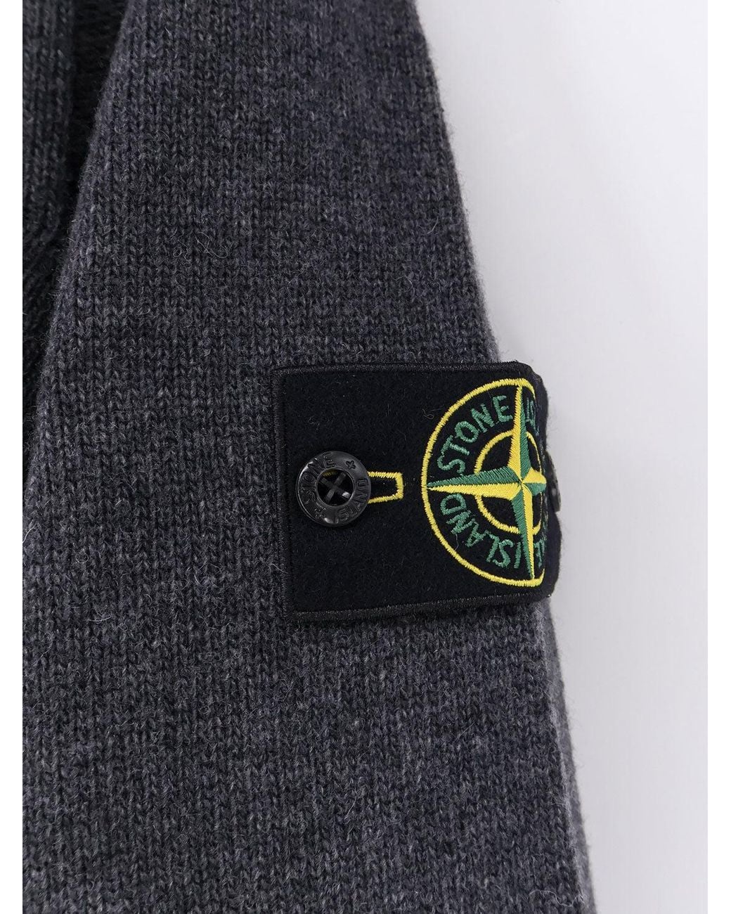 Stone Island Blue Virgin Wool Blend Sweater for men
