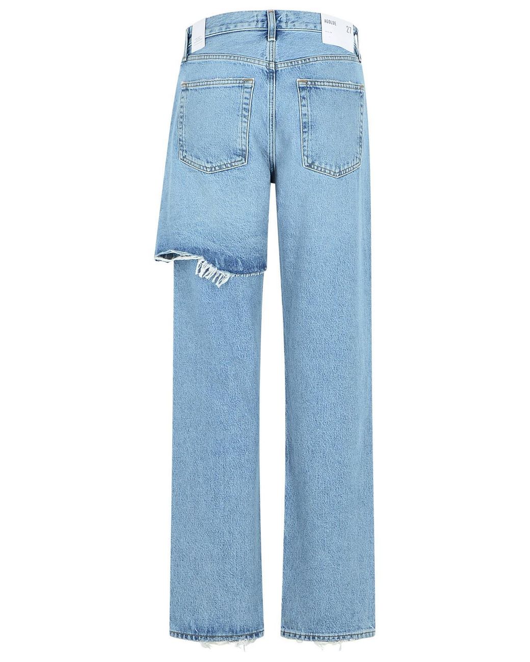 Agolde Blue Amryn Release Denim Jeans Light