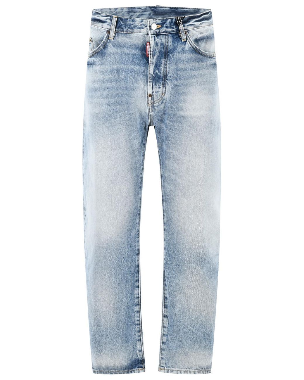 DSquared² Blue 'Bro' Light Cotton Jeans for men