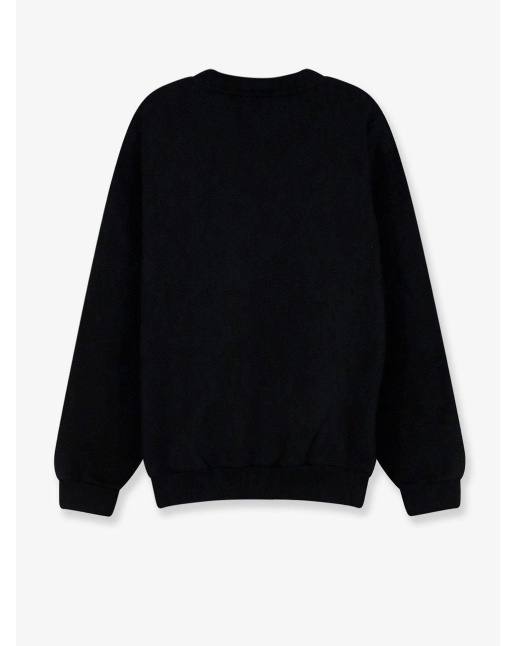 Balenciaga Black Cotton Sweatshirt With Graphic Print for men