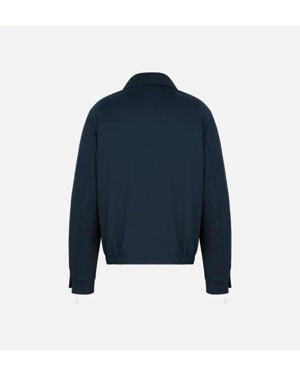 Dior Blue Zippered Jacket for men