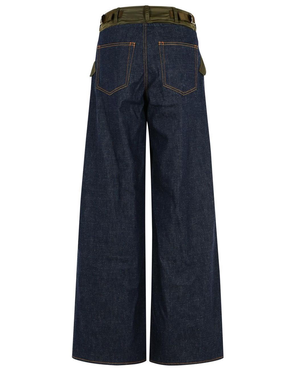 Sacai Blue Cotton Jeans