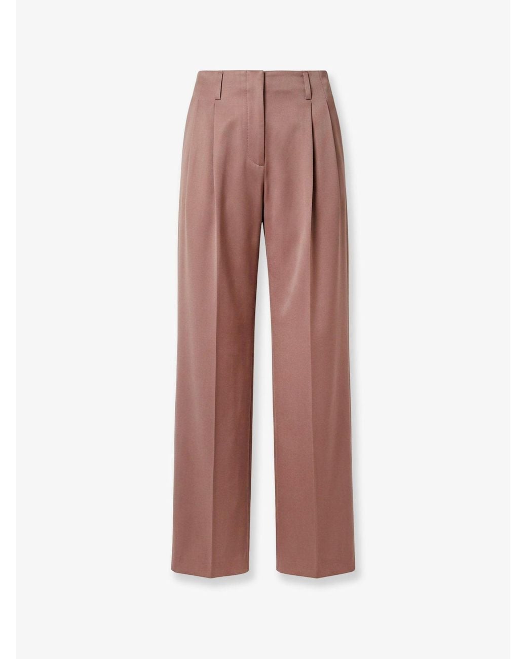 Golden Goose Deluxe Brand Pink Deluxe Brand Flavia Light Dry Wool Trousers