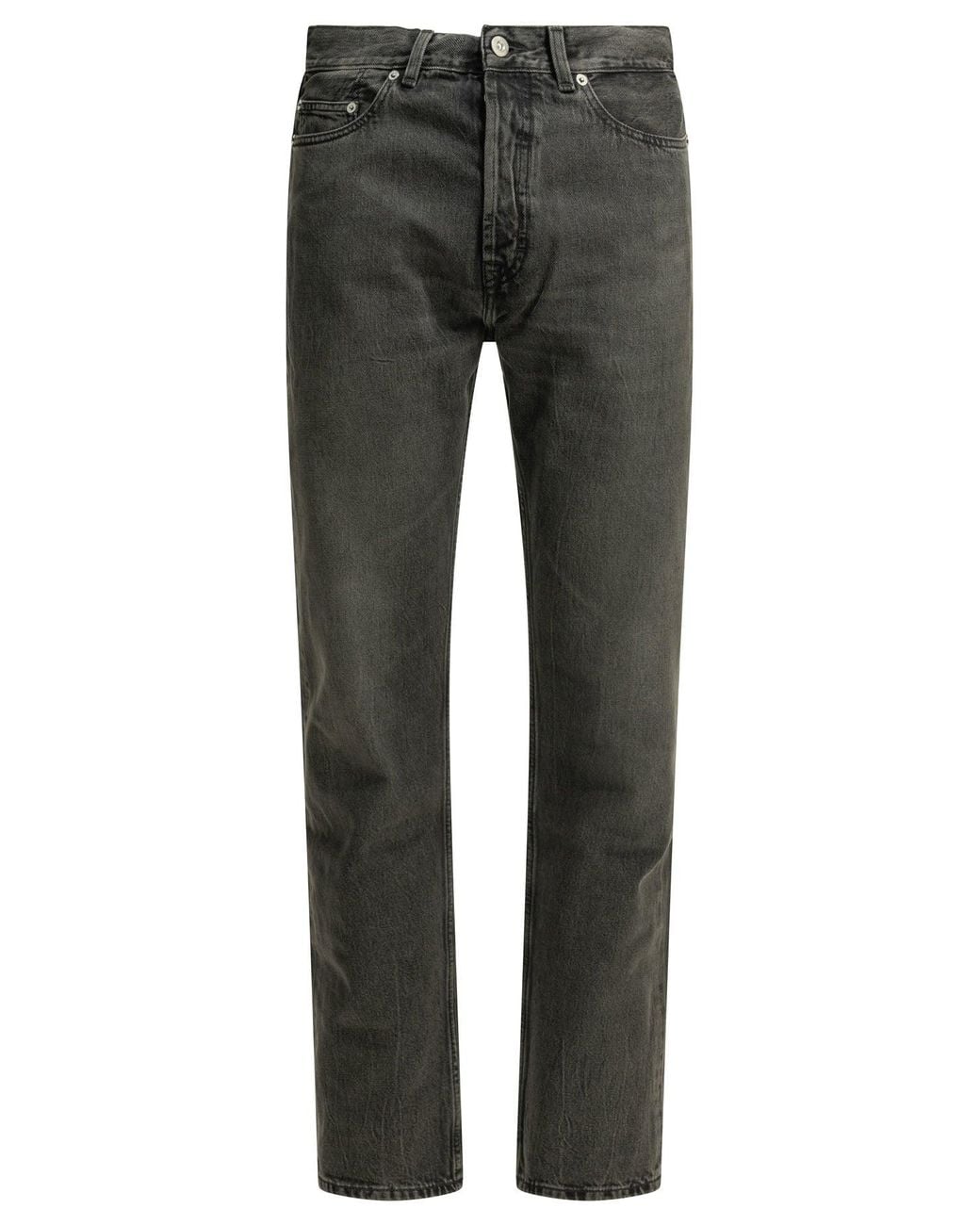 Our Legacy Gray "First Cut" Straight Leg Jeans for men