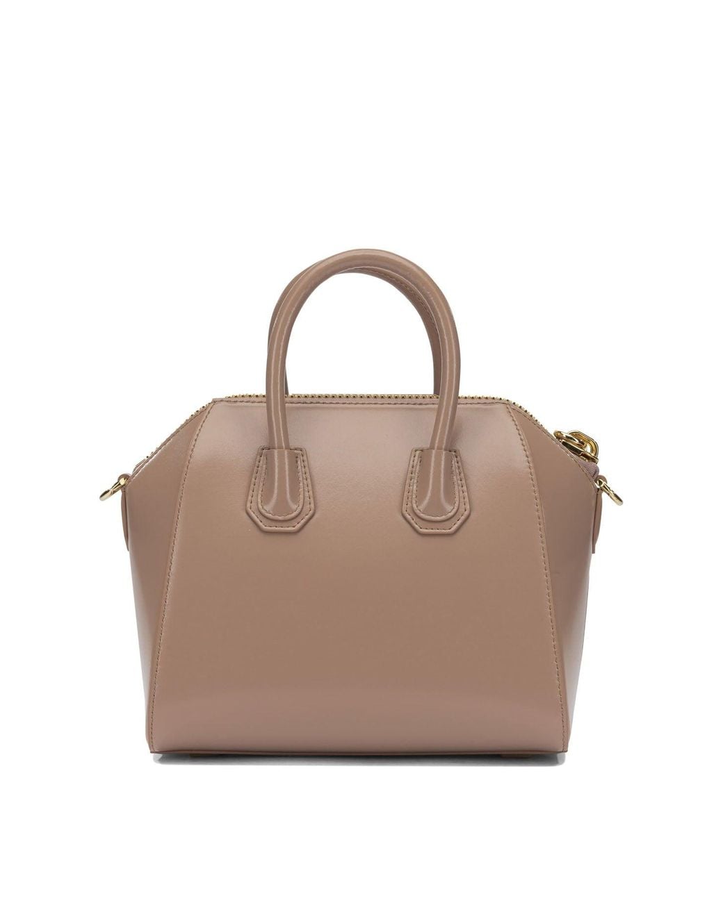 Givenchy Natural Antigonia Calf Leather Cotton Polyester Handbag