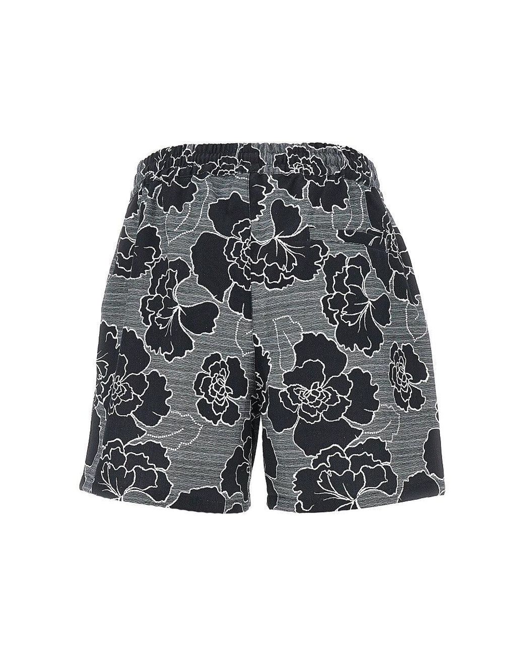 Les Deux Gray 'Charlie Poppy' Cotton-Blend Shorts for men
