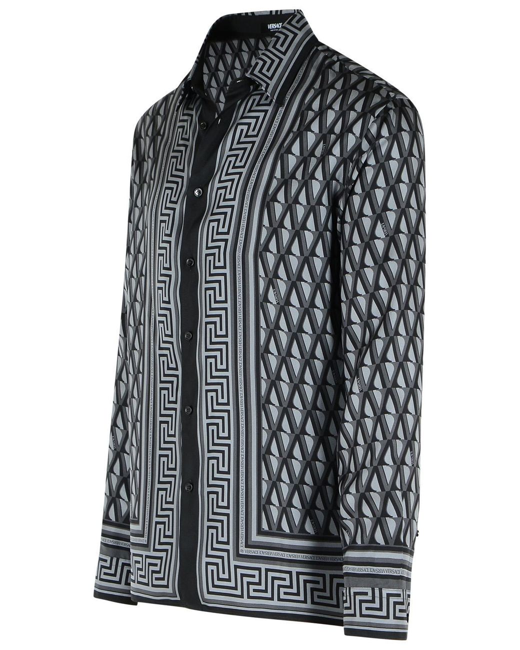 Versace Black Slim Shirt for men