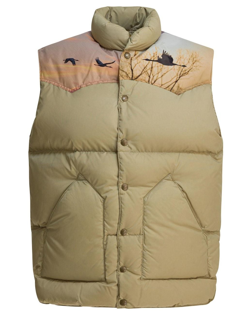 Needles Natural X Rocky Mountain Featherbed" Sleeveless Jacket