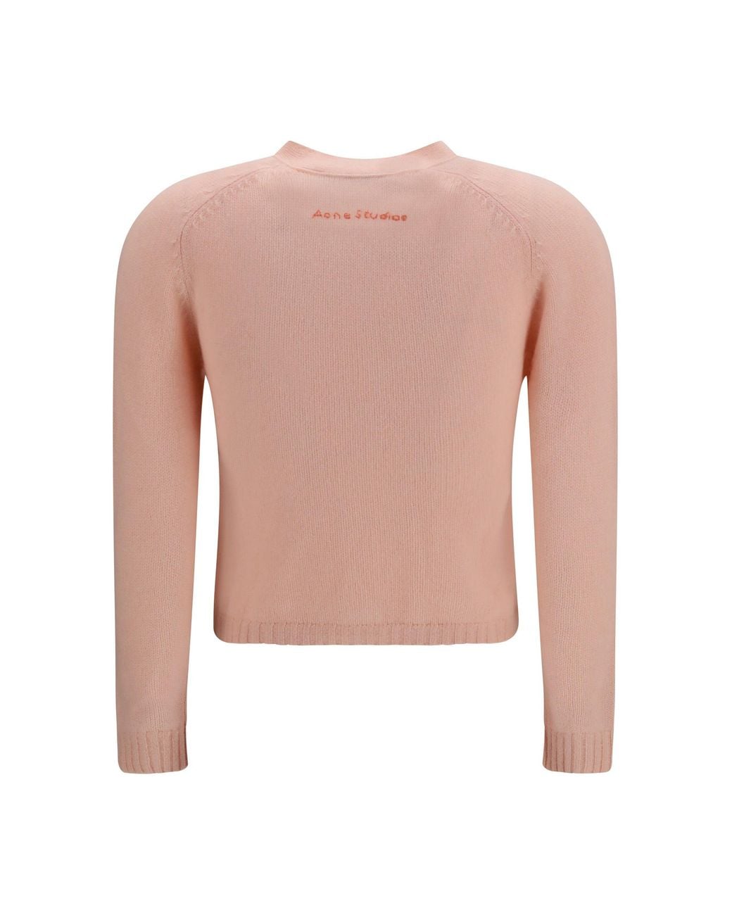 Acne Pink Cashmere V-Neck Cardigan Light Rose