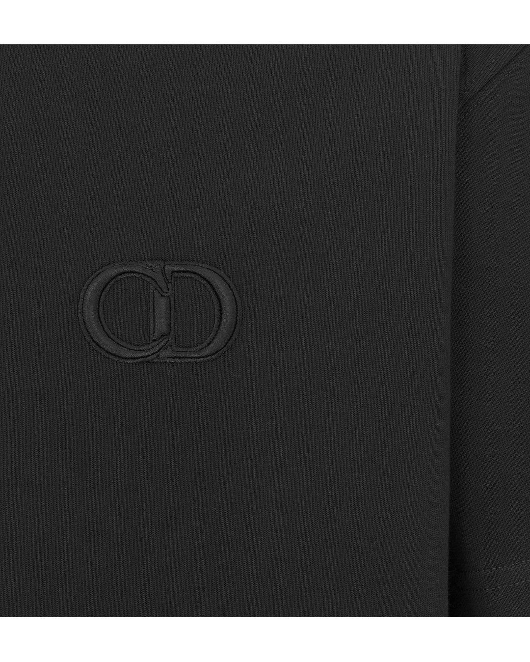 Dior Black Cd Icon Cotton T-Shirt for men