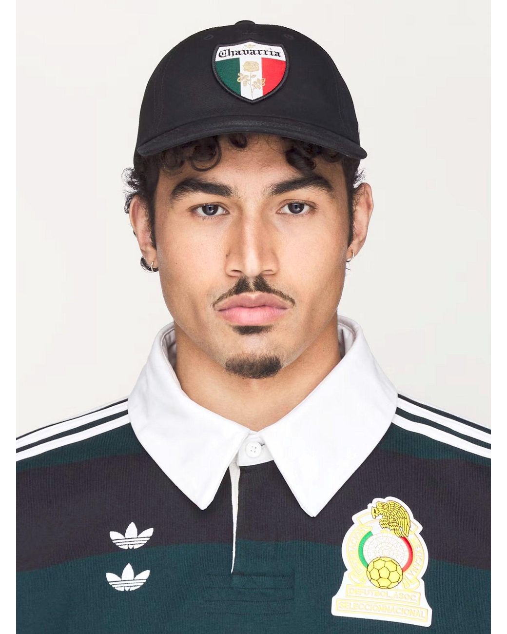 ADIDAS X WILLY CHAVARRIA Black Crest Cotton Baseball Hat for men