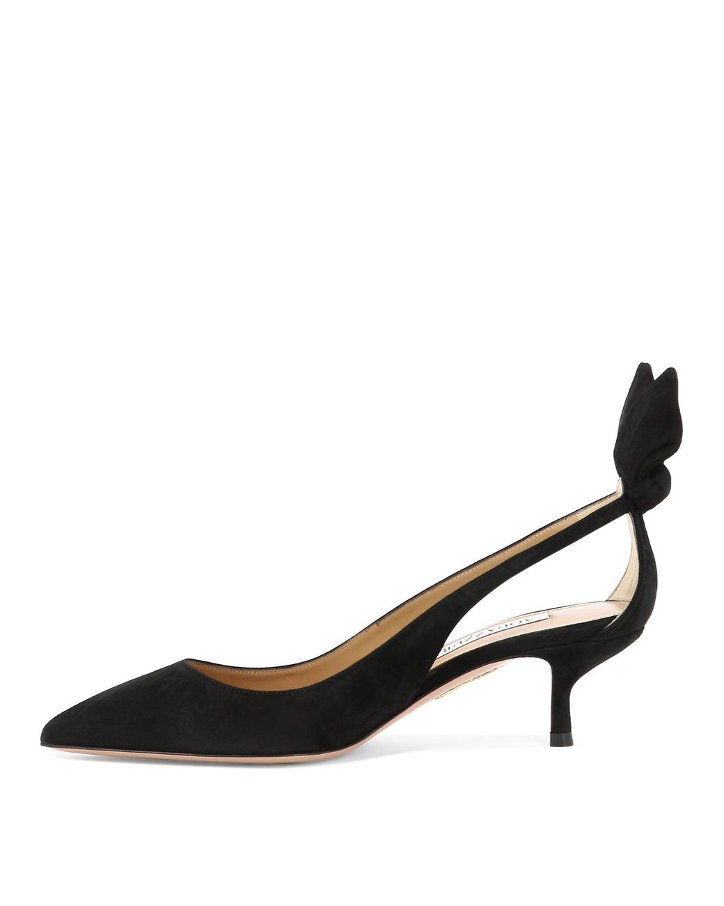 Aquazzura Black "bow Tie 50" Pumps