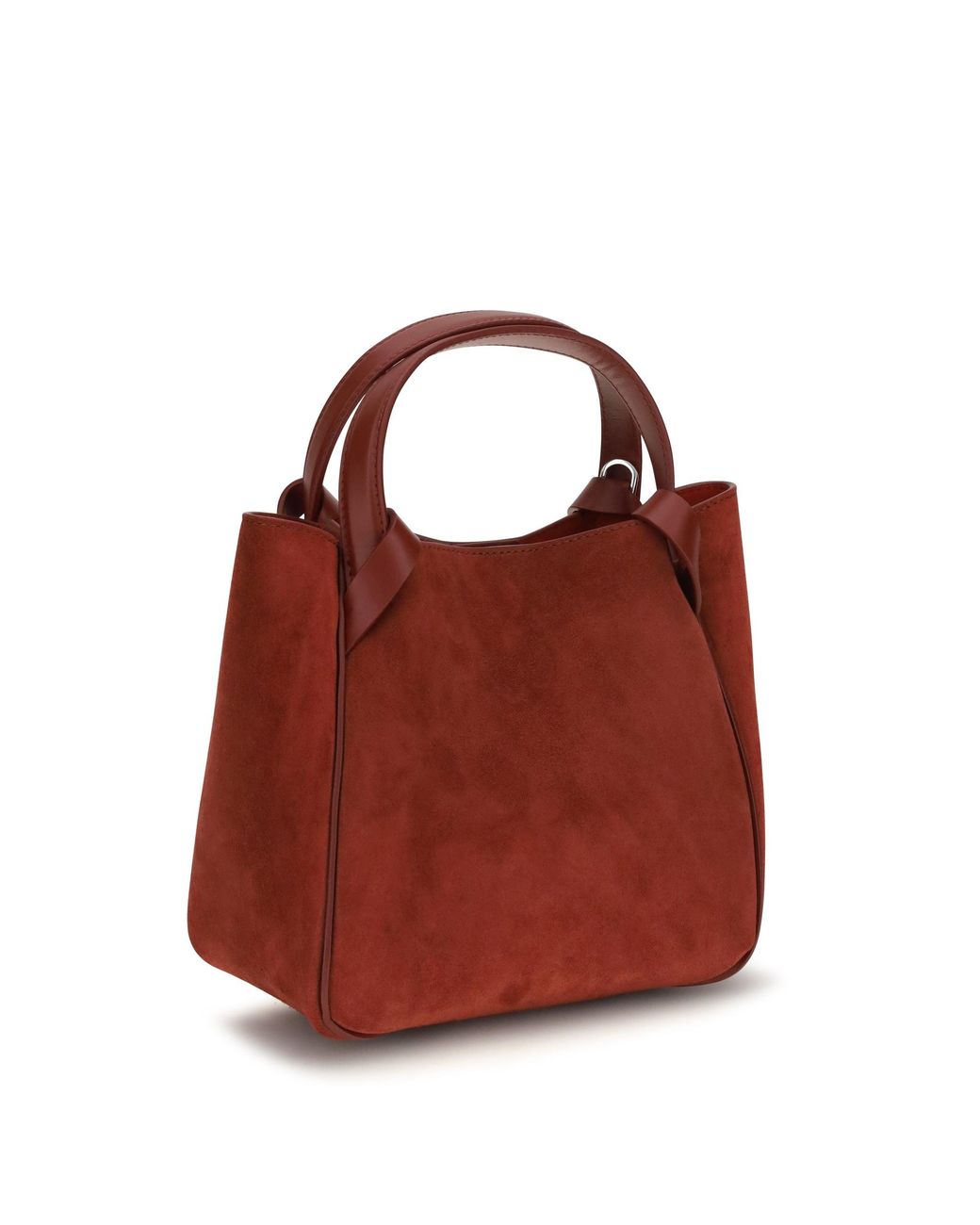 Christian Louboutin Red Mini Bettina Suede Tote Empire
