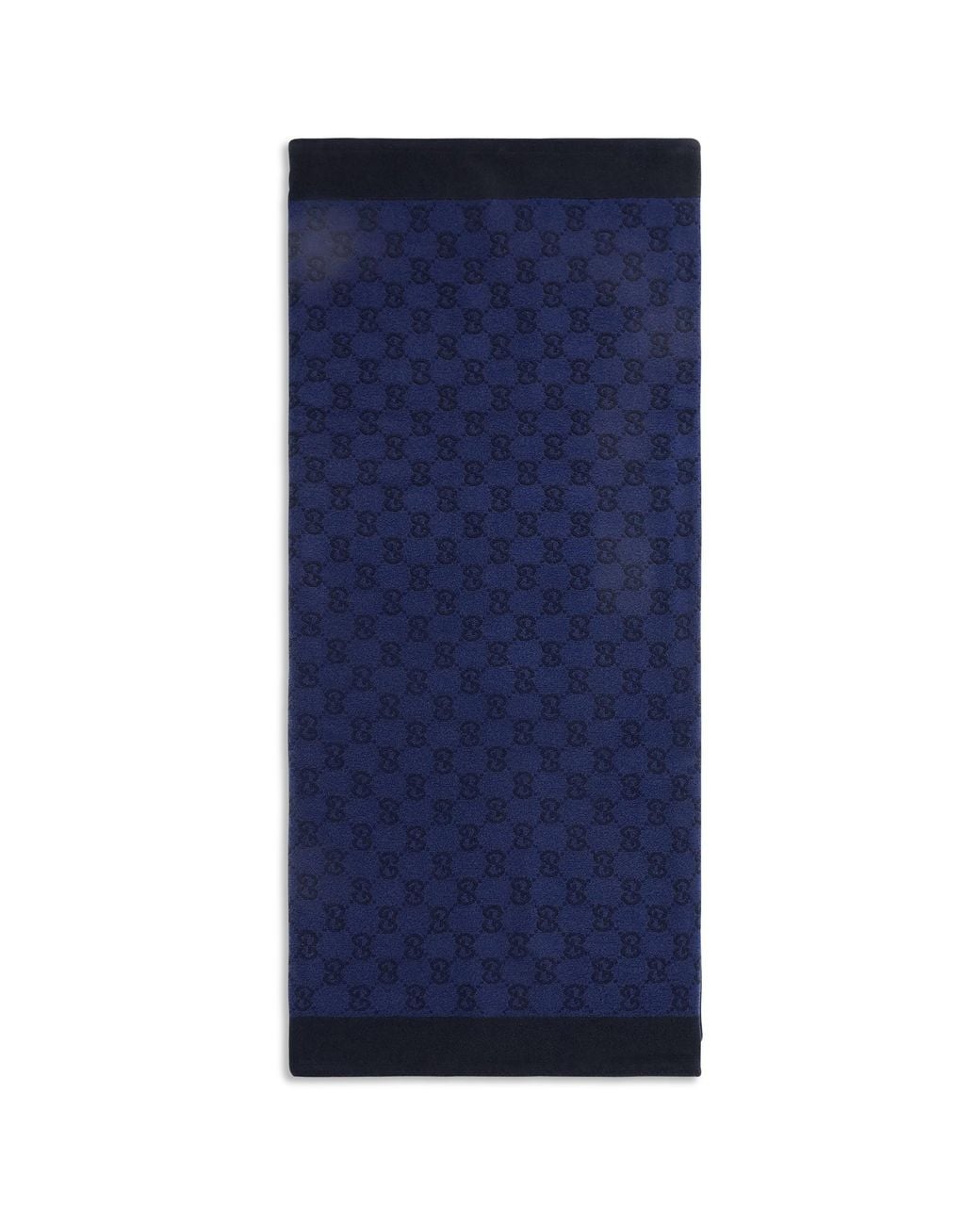 Gucci Blue Gg Cotton Terry Towel