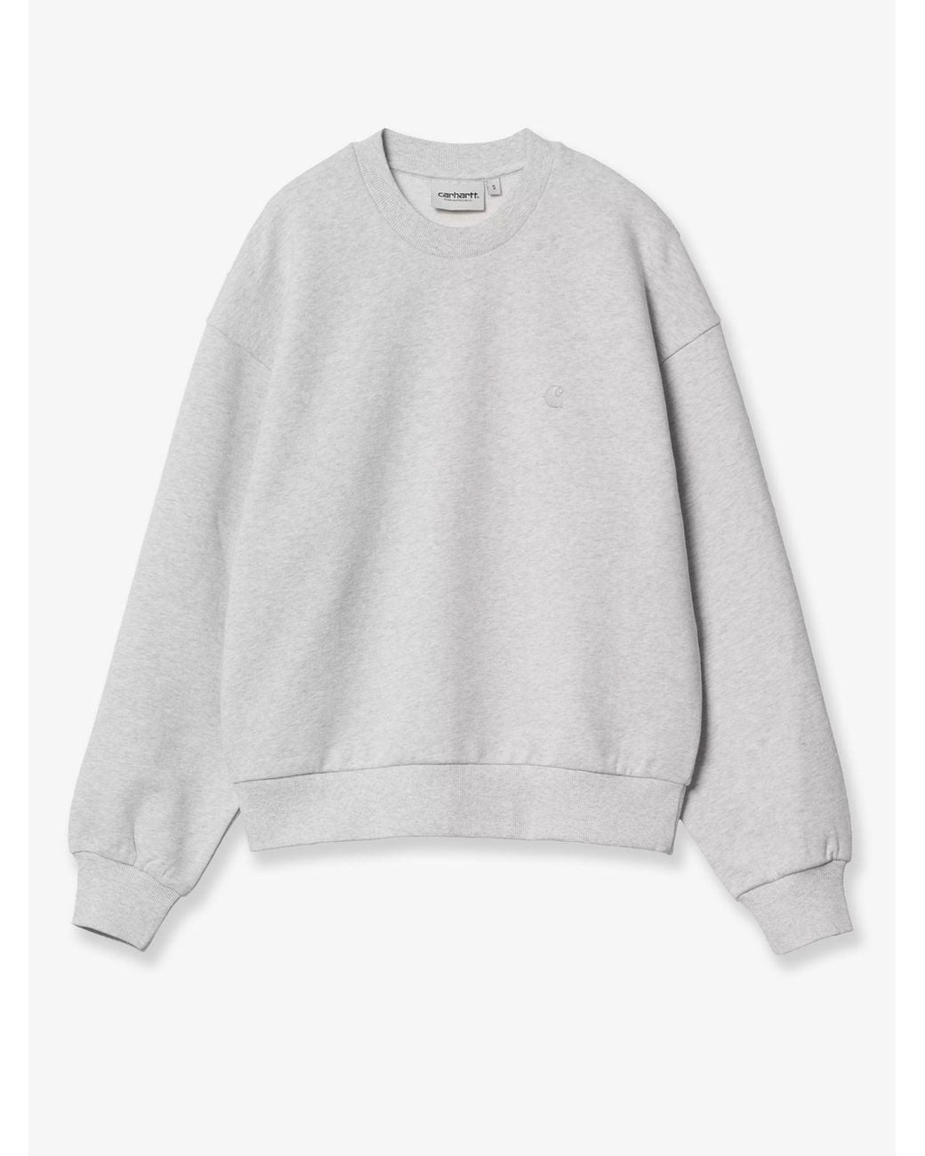 Carhartt White Casey Cotton Sweatshirt