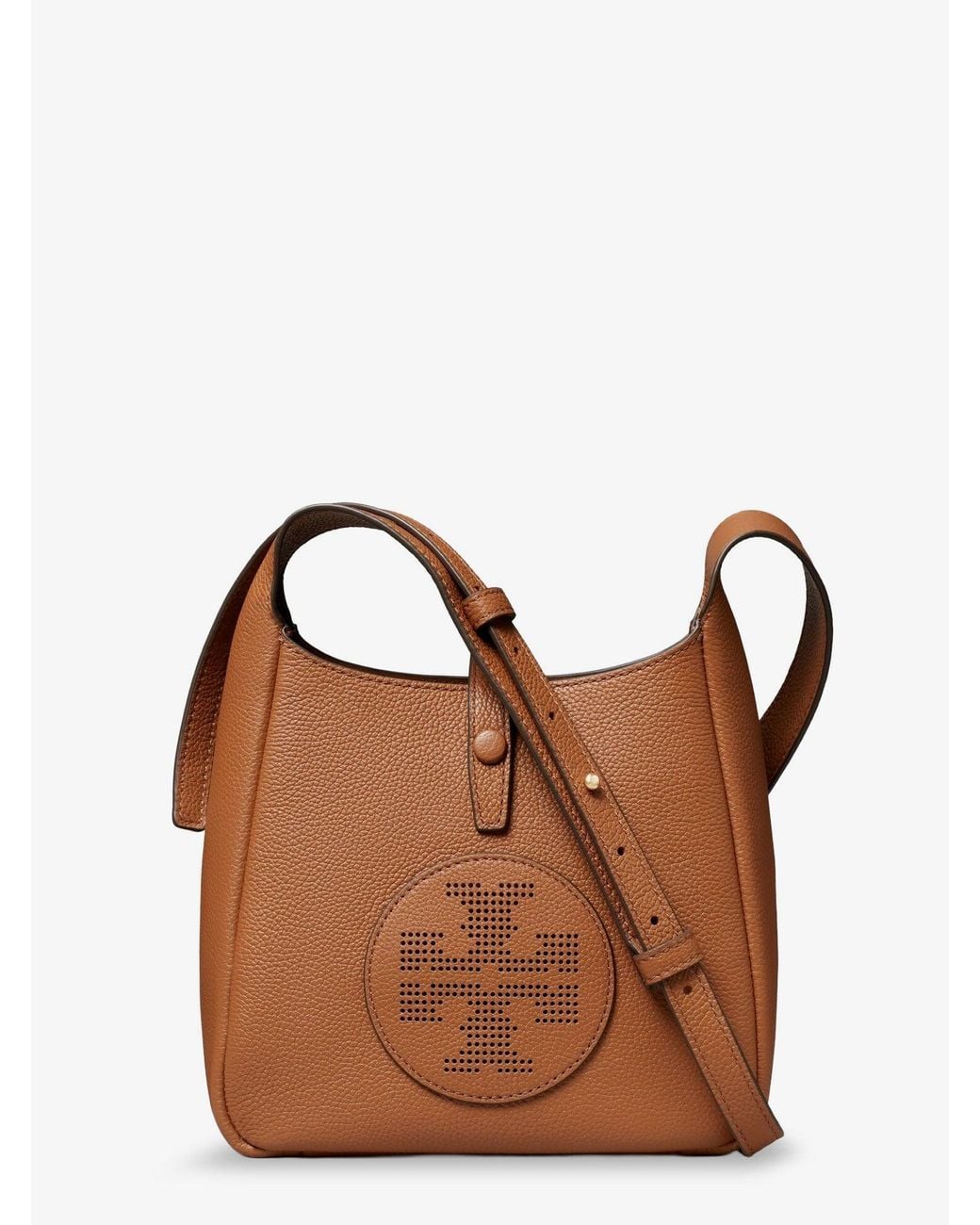 Tory Burch Brown Miller Swing Shoulder Bag Leather