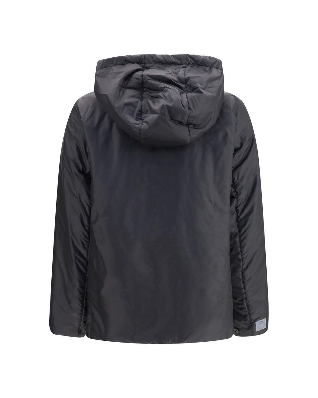 Max Mara Black Hooded Padded Jacket