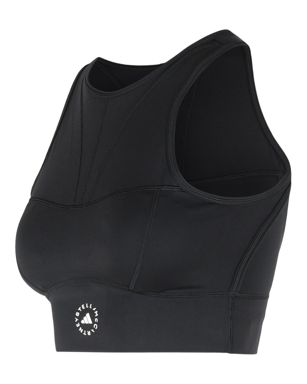 Adidas By Stella McCartney Black 'Tpr' Sporty Top