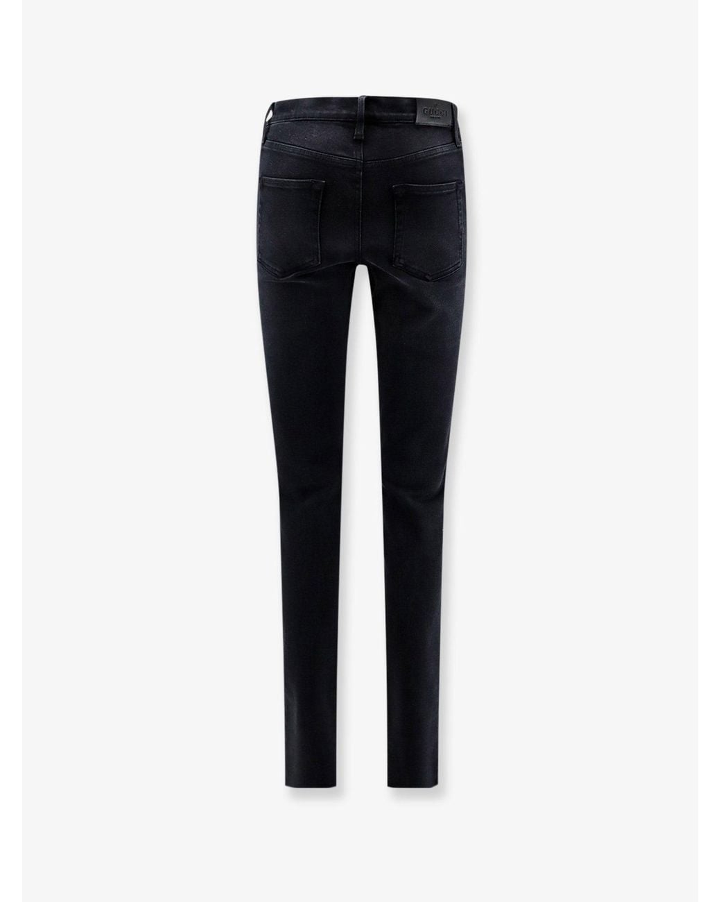 Gucci Black Slim Fit Denim Trousers