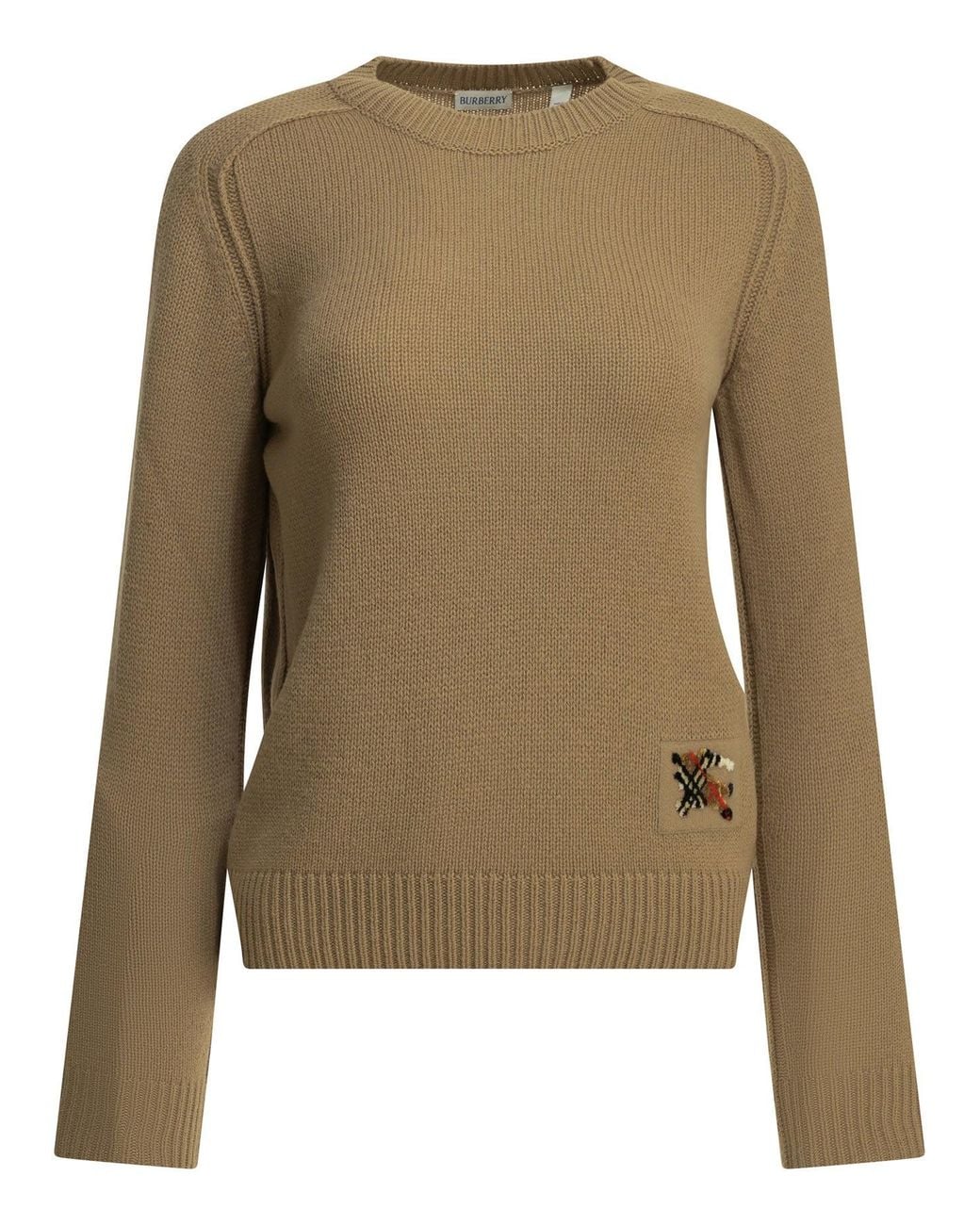 Burberry Green "Janelle" Round Neck Sweater