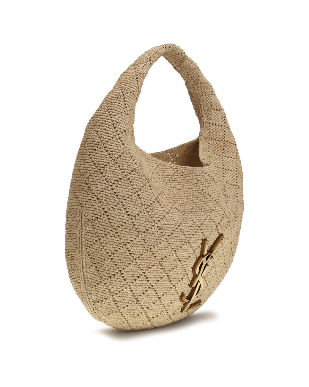 Saint Laurent White Icare Hobo Bag